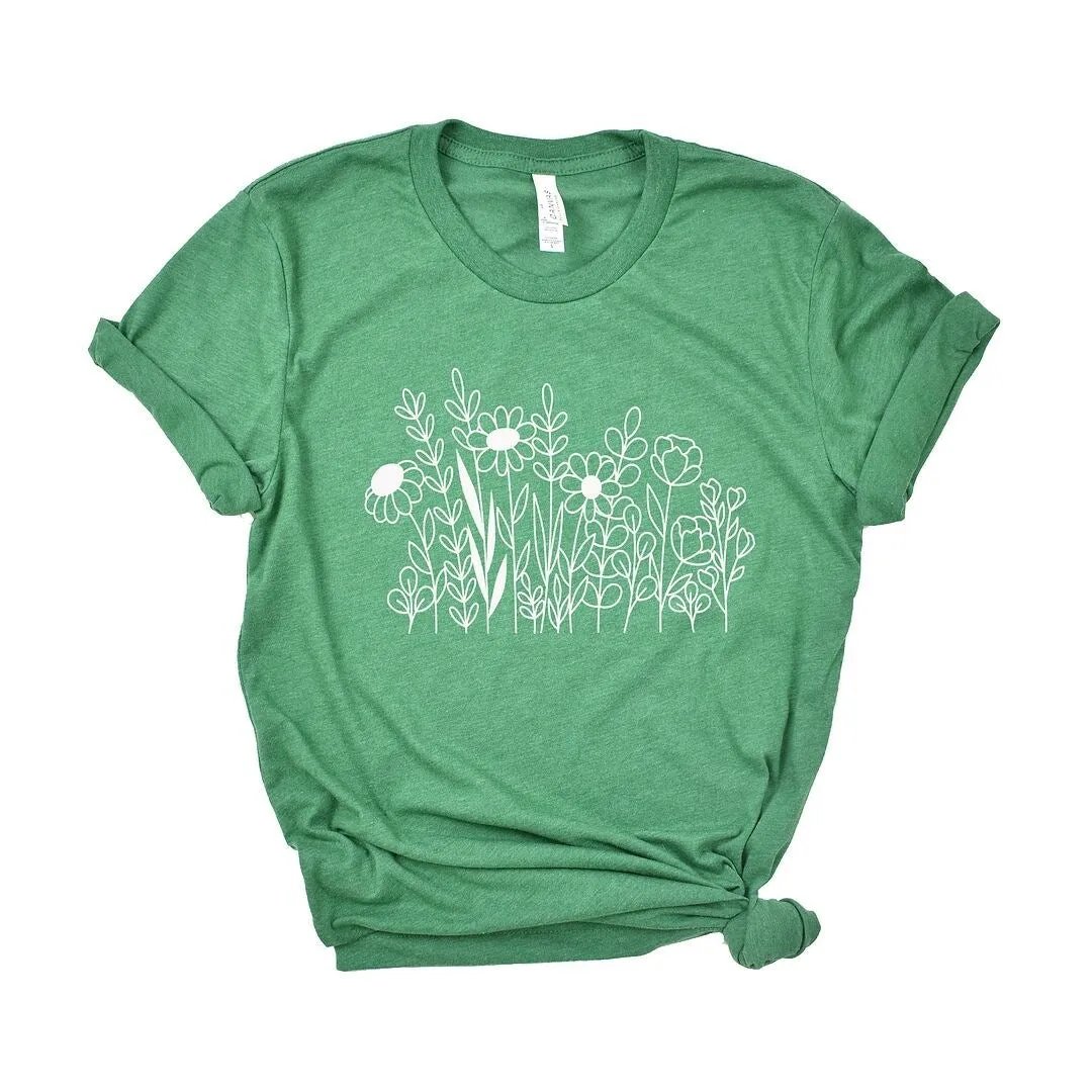 Wildflower Garden Short Sleeve Crewnneck Tee sold by Zulily product image thumbnail 2