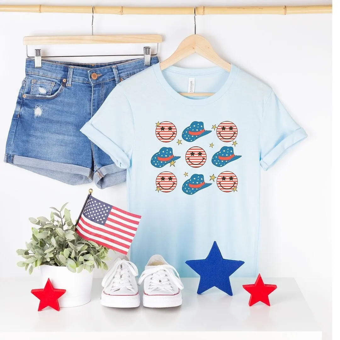 Cowgirl Smiley Short Sleeve Crewnneck Tee sold by Zulily