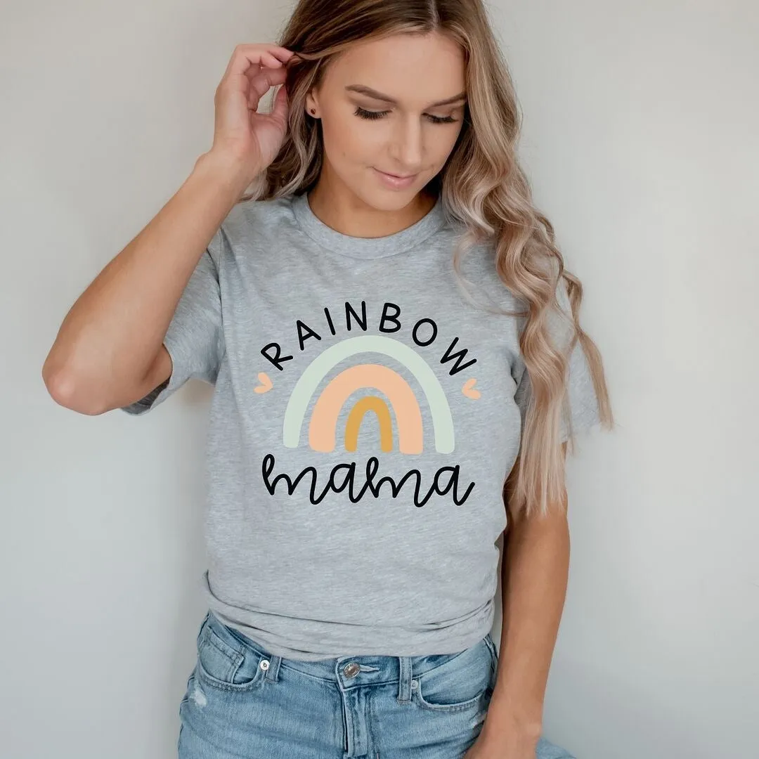 Rainbow Mama Short Sleeve Crewnneck Tee sold by Zulily product image thumbnail 3
