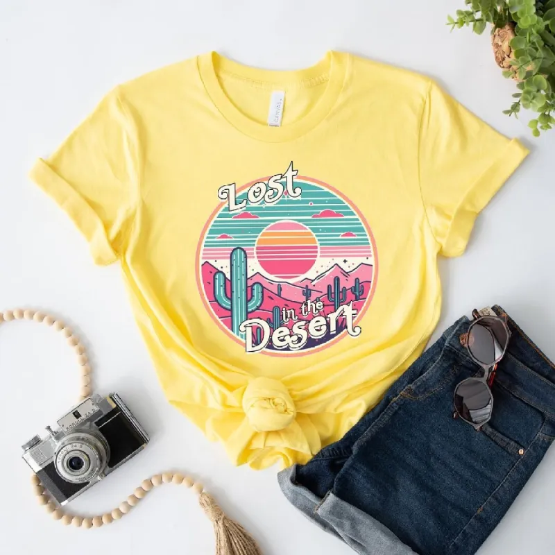 Lost in the Desert Short Sleeve Crewnneck Tee sold by Zulily
