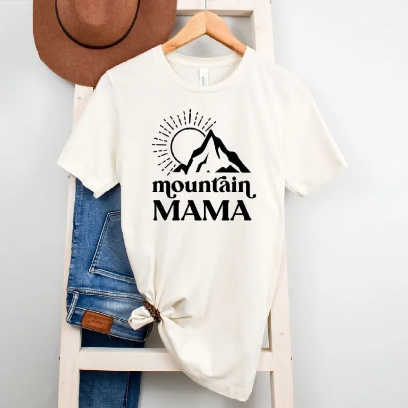 Mountain Mama Sun Short Sleeve Crewnneck Tee sold by Zulily