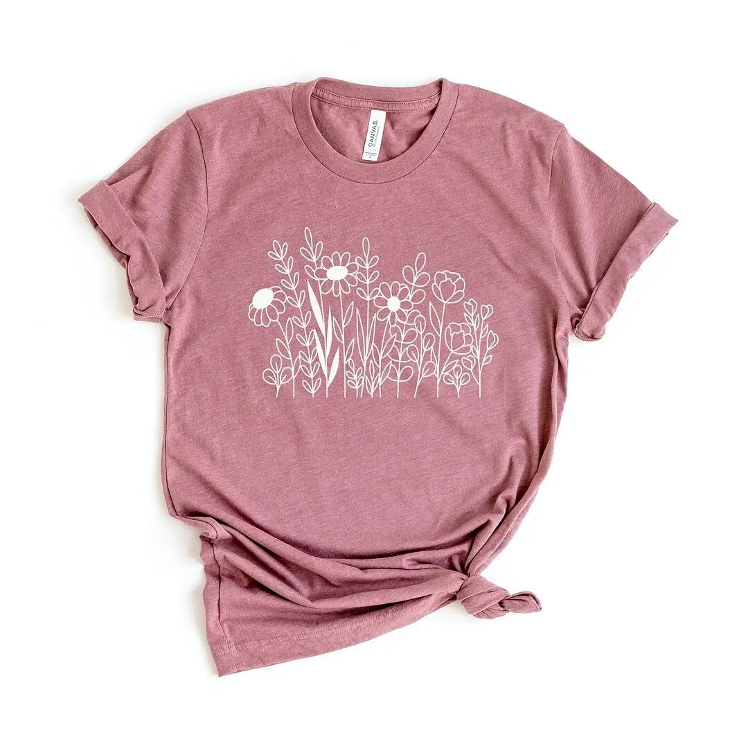 Wildflower Garden Short Sleeve Crewnneck Tee sold by Zulily product image thumbnail 2