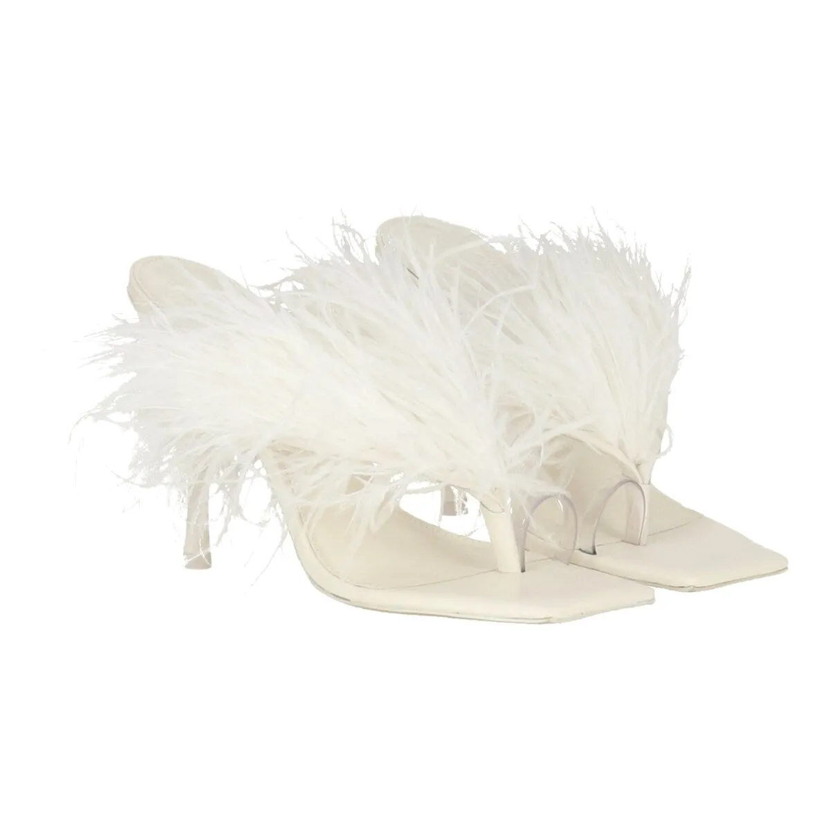 Cult Gaia Womens White Mule sold by Zulily