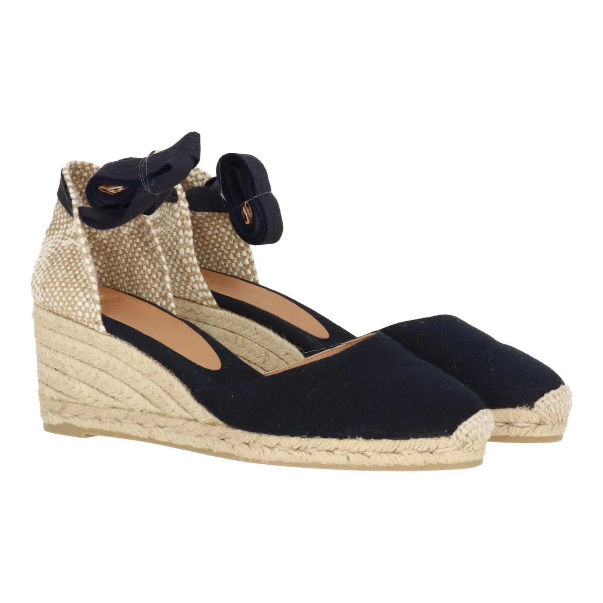 Castaner Womens Black Wedge sold by Zulily