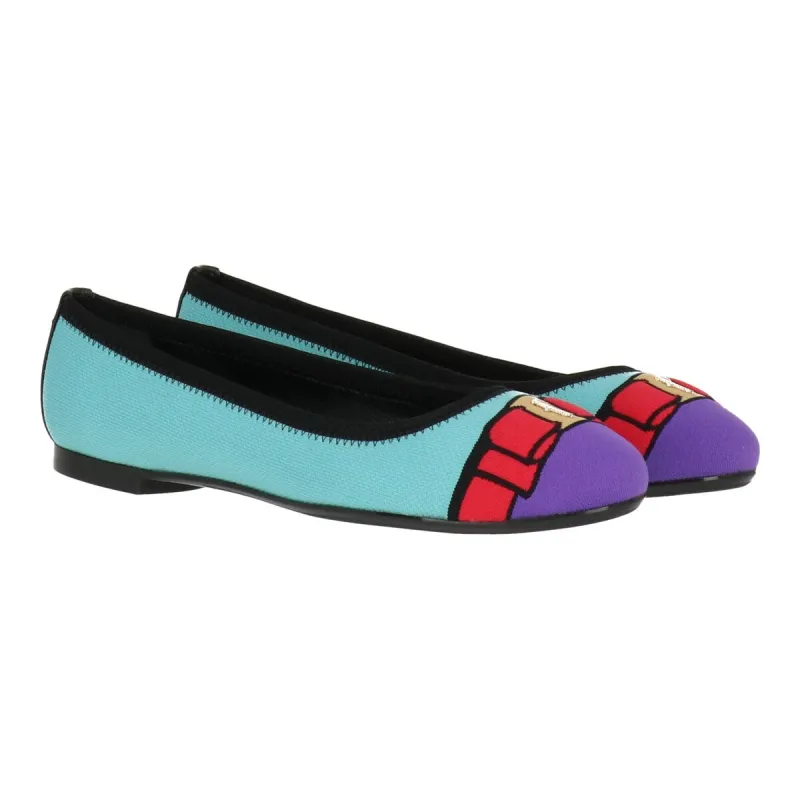 Salvatore Ferragamo Womens Multicolored Flat sold by Zulily