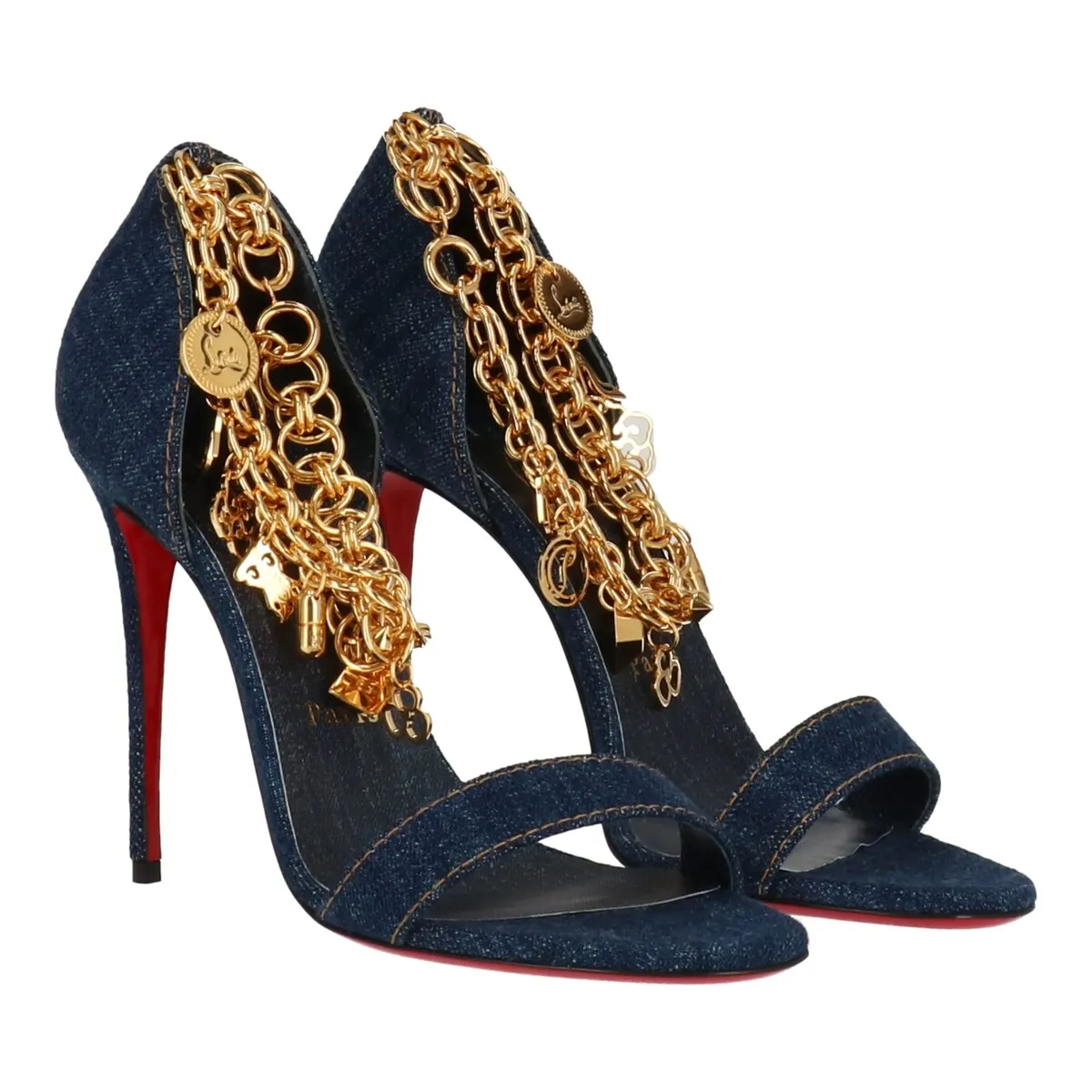 Christian Louboutin Womens Blue Sandal sold by Zulily