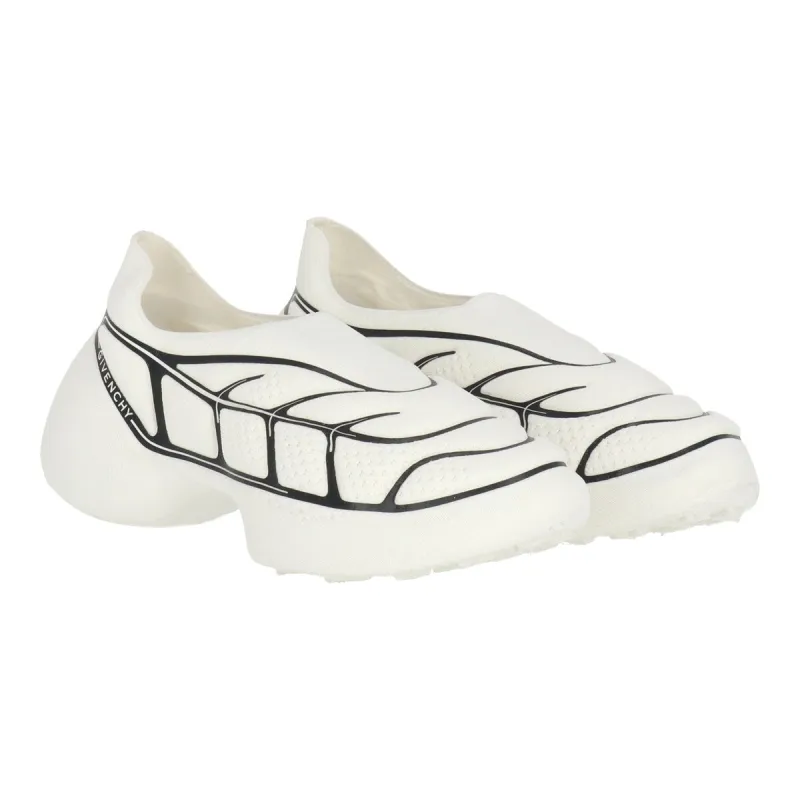 Givenchy Mens White/Black Sneaker sold by Zulily