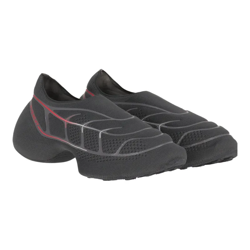 Givenchy Mens Grey/Red Sneaker sold by Zulily