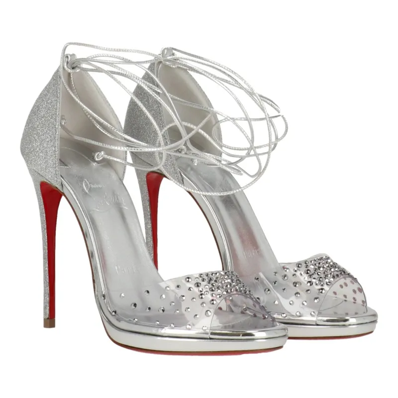 Christian Louboutin Womens Silver Pump sold by Zulily