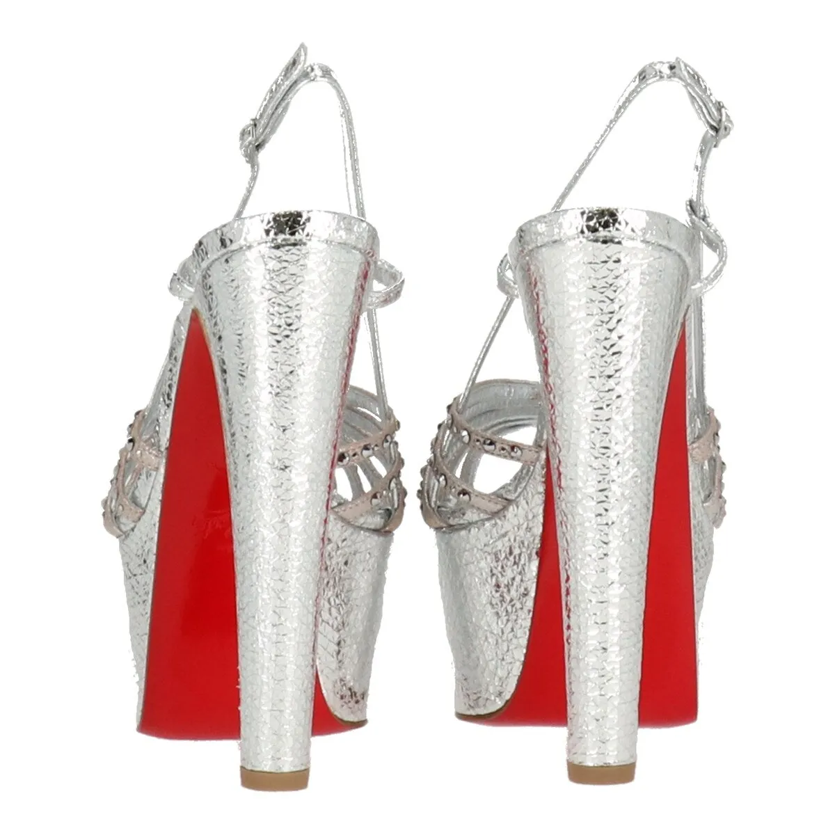 Christian Louboutin Womens Silver Pump sold by Zulily product image thumbnail 3