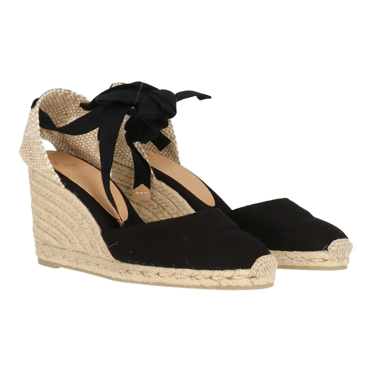 Castaner Womens Black Wedge sold by Zulily