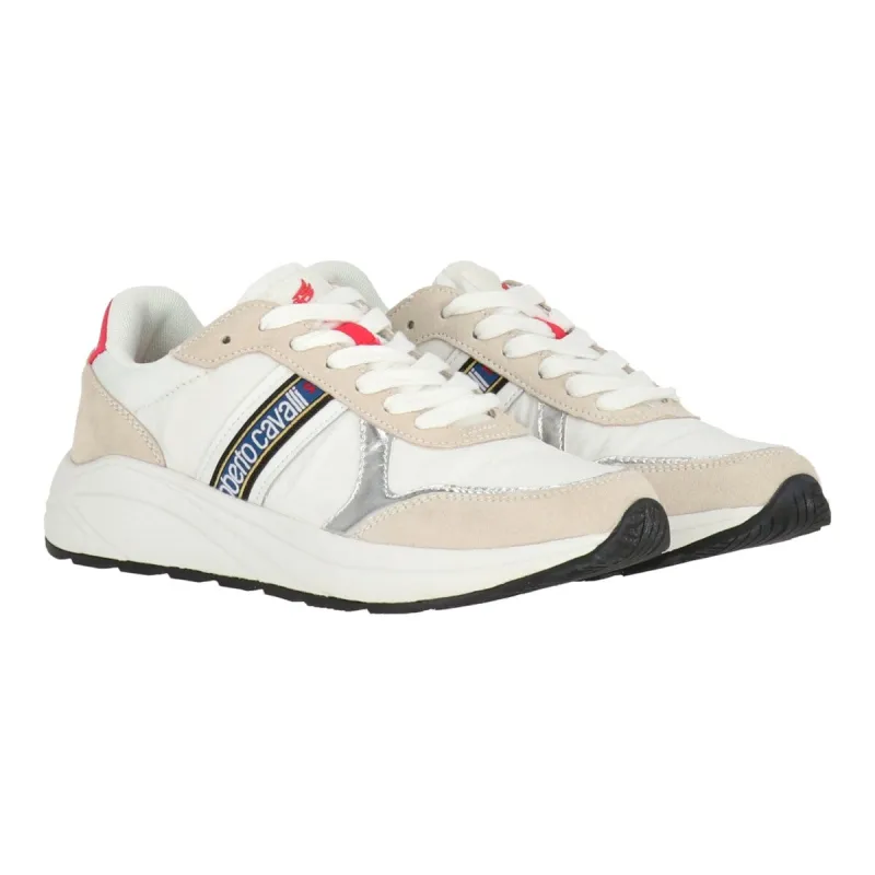 Roberto Cavalli Women's White Multi Sneakers sold by Zulily