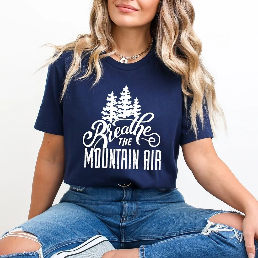 Breathe the Mountain Air Short Sleeve Crewnneck Tee sold by Zulily product image thumbnail 3