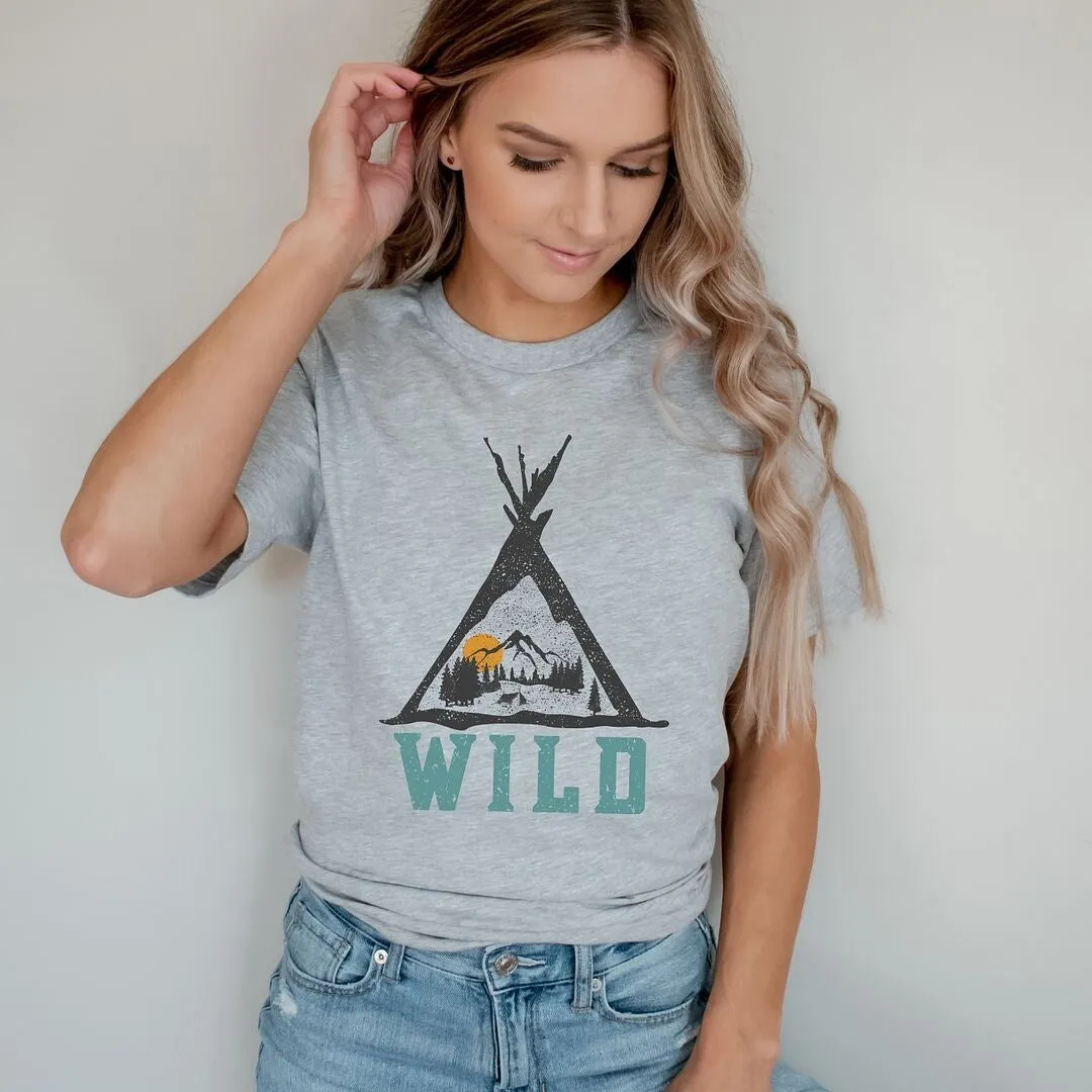 Wild Teepee Short Sleeve Crewnneck Tee sold by Zulily product image thumbnail 3
