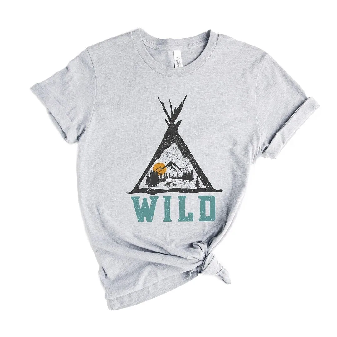 Wild Teepee Short Sleeve Crewnneck Tee sold by Zulily product image thumbnail 2
