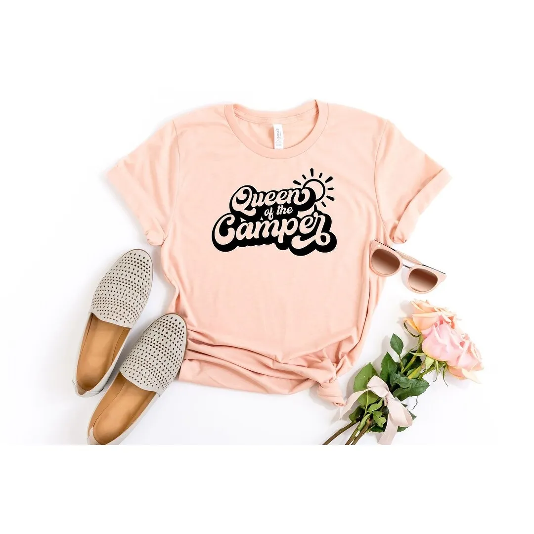 Queen of the Camper Retro Short Sleeve Crewnneck Tee sold by Zulily product image thumbnail 3