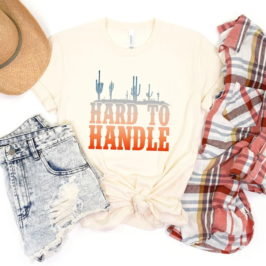 Hard to Handle Short Sleeve Crewnneck Tee sold by Zulily