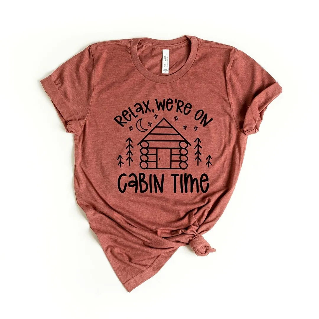 We're On Cabin Time Short Sleeve Crewnneck Tee sold by Zulily product image thumbnail 2