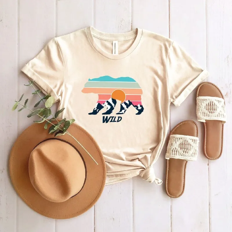 Wild Bear Short Sleeve Crewnneck Tee sold by Zulily