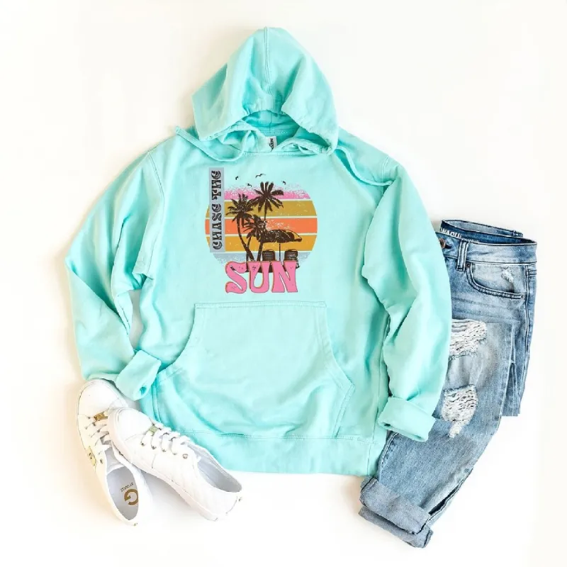 Chase The Sun Vintage Graphic Hoodie sold by Zulily
