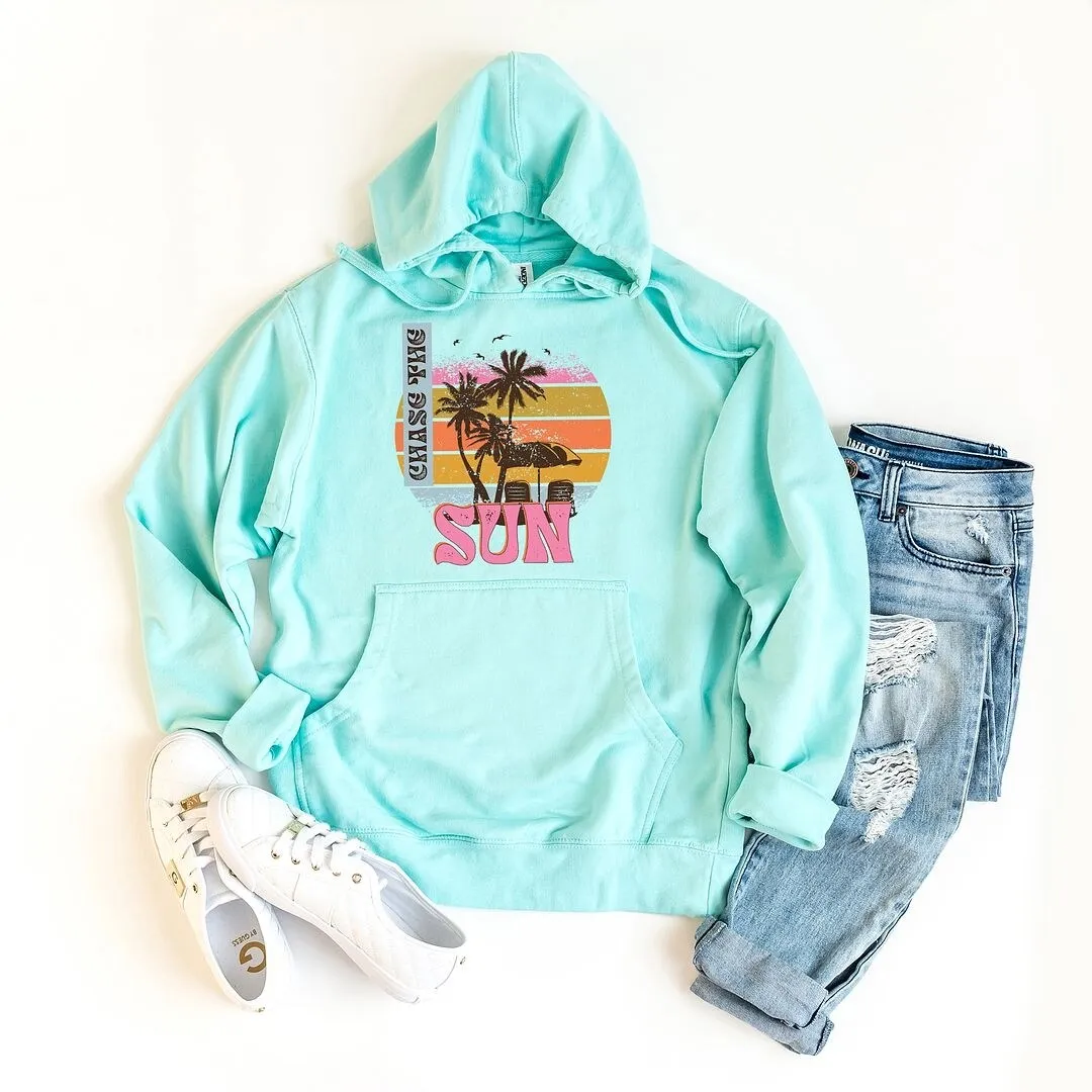 Chase The Sun Vintage Graphic Hoodie sold by Zulily