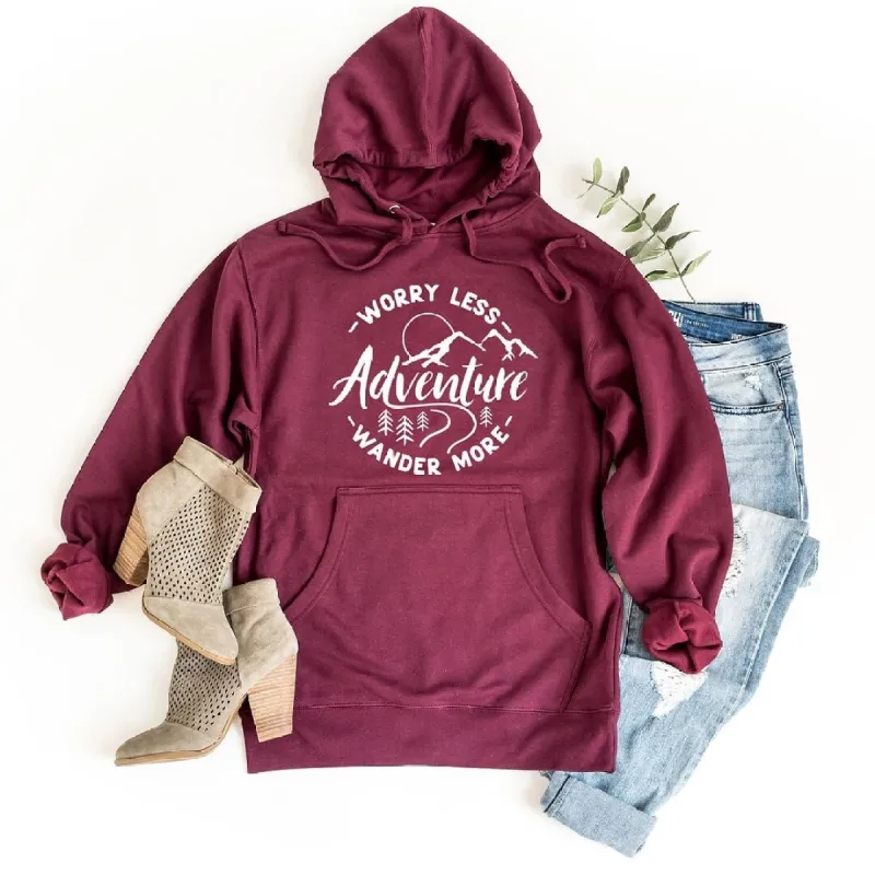 Worry Less Wander More Graphic Hoodie sold by Zulily