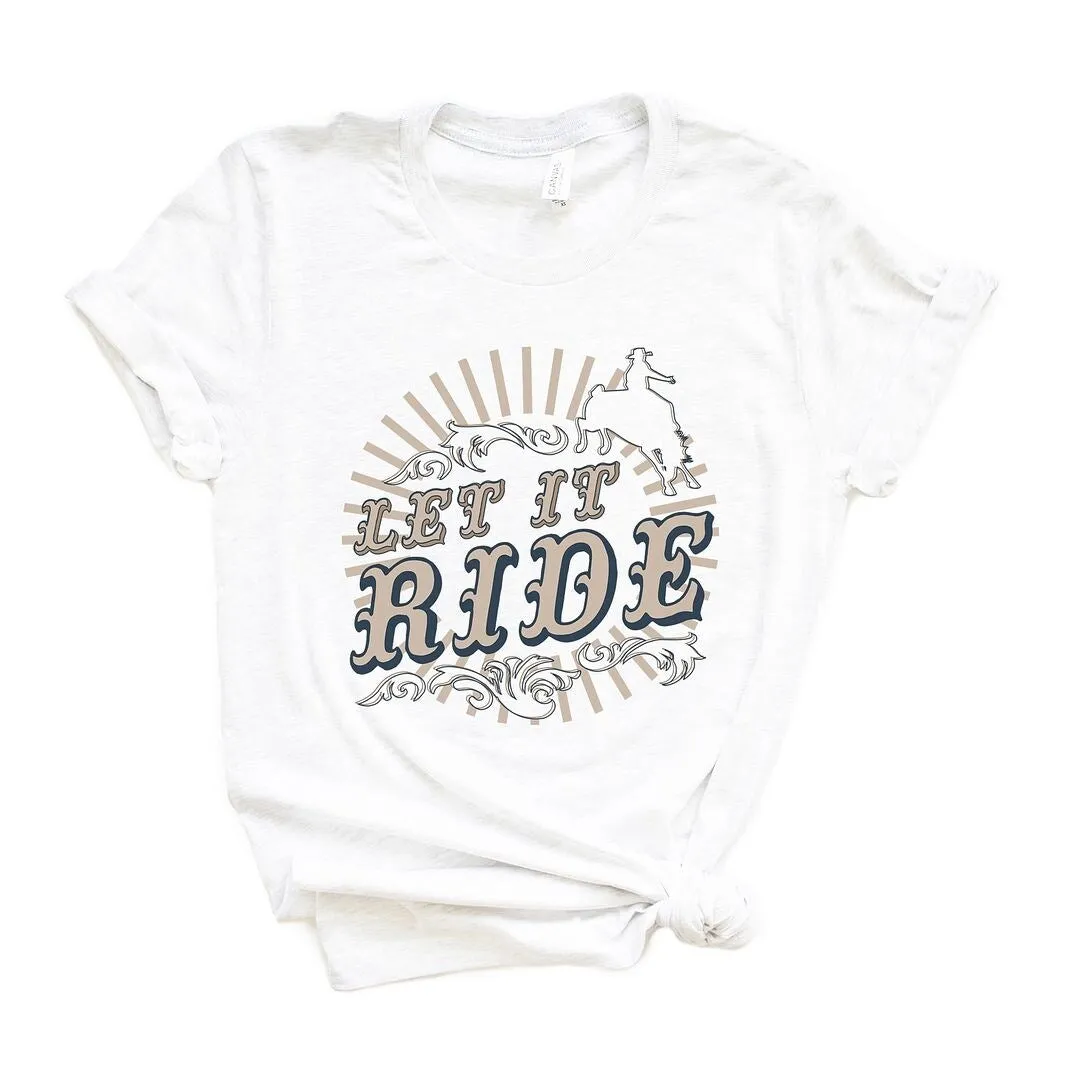 Let It Ride Rodeo Short Sleeve Crewnneck Tee sold by Zulily product image thumbnail 2