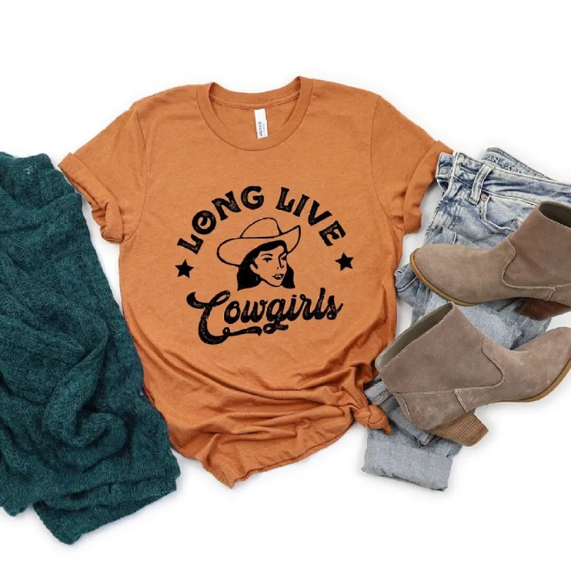 Long Live Cowgirls Short Sleeve Crewnneck Tee sold by Zulily
