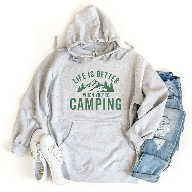 Life Is Better When You're Camping Graphic Hoodie sold by Zulily