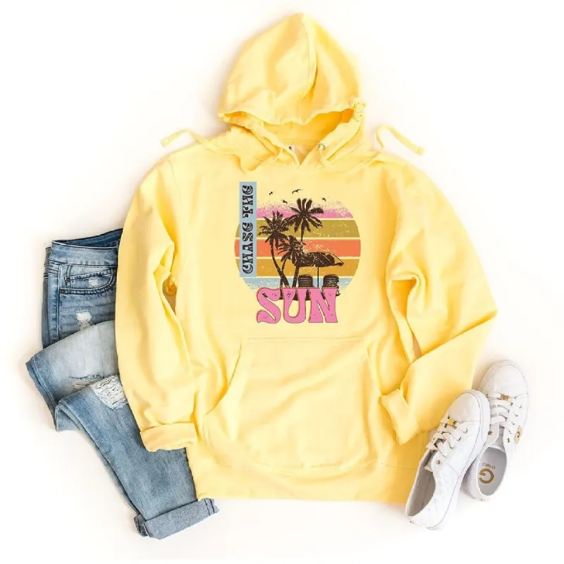 Chase The Sun Vintage Graphic Hoodie sold by Zulily