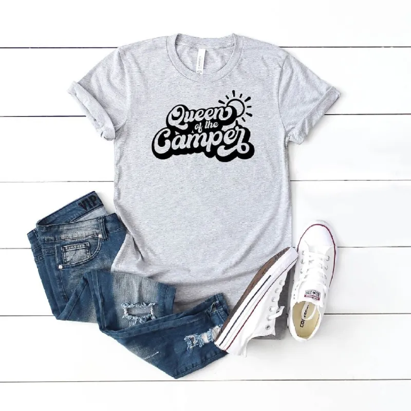 Queen of the Camper Retro Short Sleeve Crewnneck Tee sold by Zulily