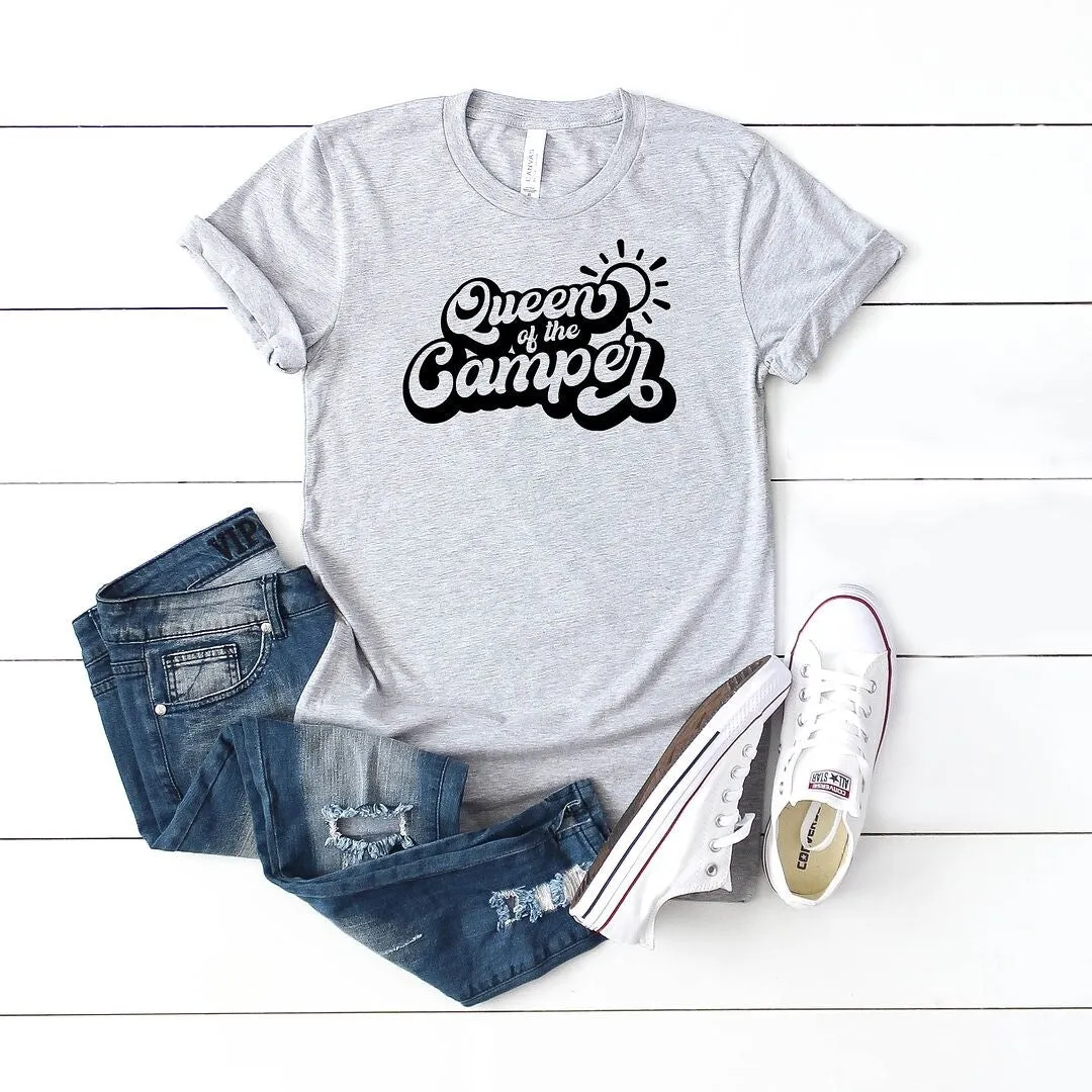 Queen of the Camper Retro Short Sleeve Crewnneck Tee sold by Zulily