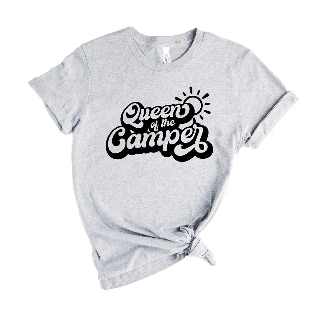 Queen of the Camper Retro Short Sleeve Crewnneck Tee sold by Zulily product image thumbnail 2