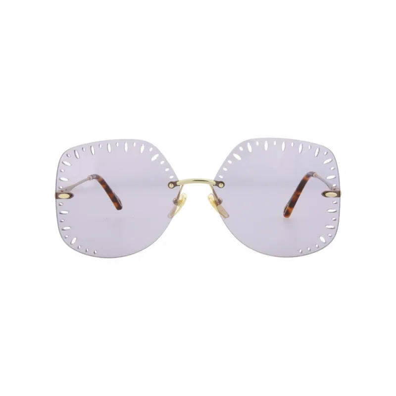 ChloƩ YSE Square-Frame Metal Sunglasses - One Size made by Chloe