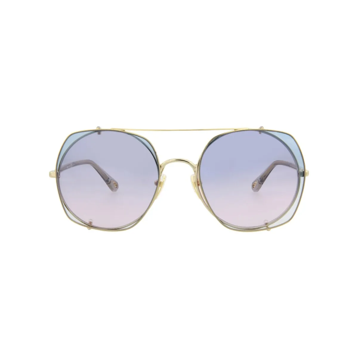 Chloé Square-Frame Metal Sunglasses - One Size sold by Zulily