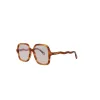 Chloé Square-Frame Bio Acetate Sunglasses - One Size sold by Zulily