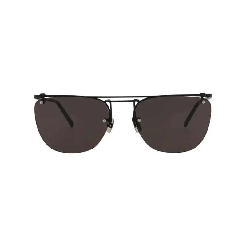 Saint Laurent Aviator-Frame Metal Sunglasses - Black - One Size sold by Zulily