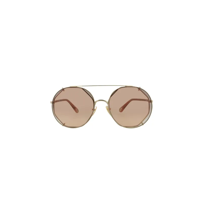 ChloƩ Round-Frame Metal Sunglasses - One Size sold by Zulily