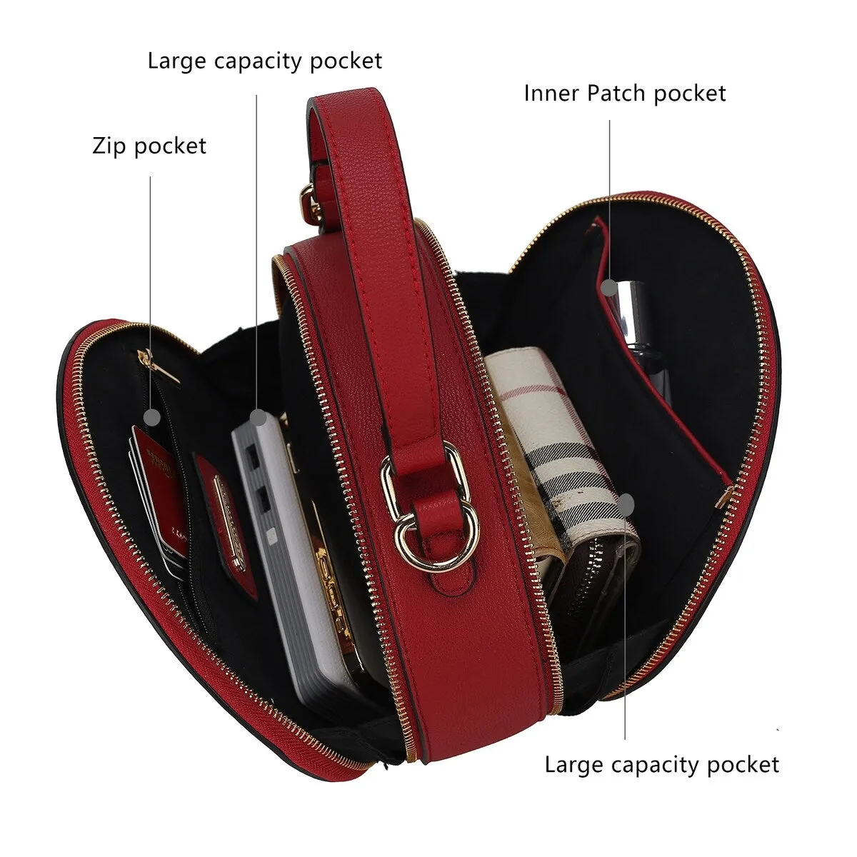 MKF Collection Lydie Crossbody Bag by Mia K sold by Zulily product image thumbnail 4