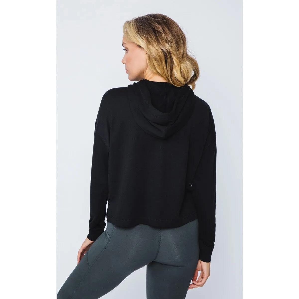 90 Degree By Reflex French Terry Zip Front Hoodie sold by Zulily product image thumbnail 4