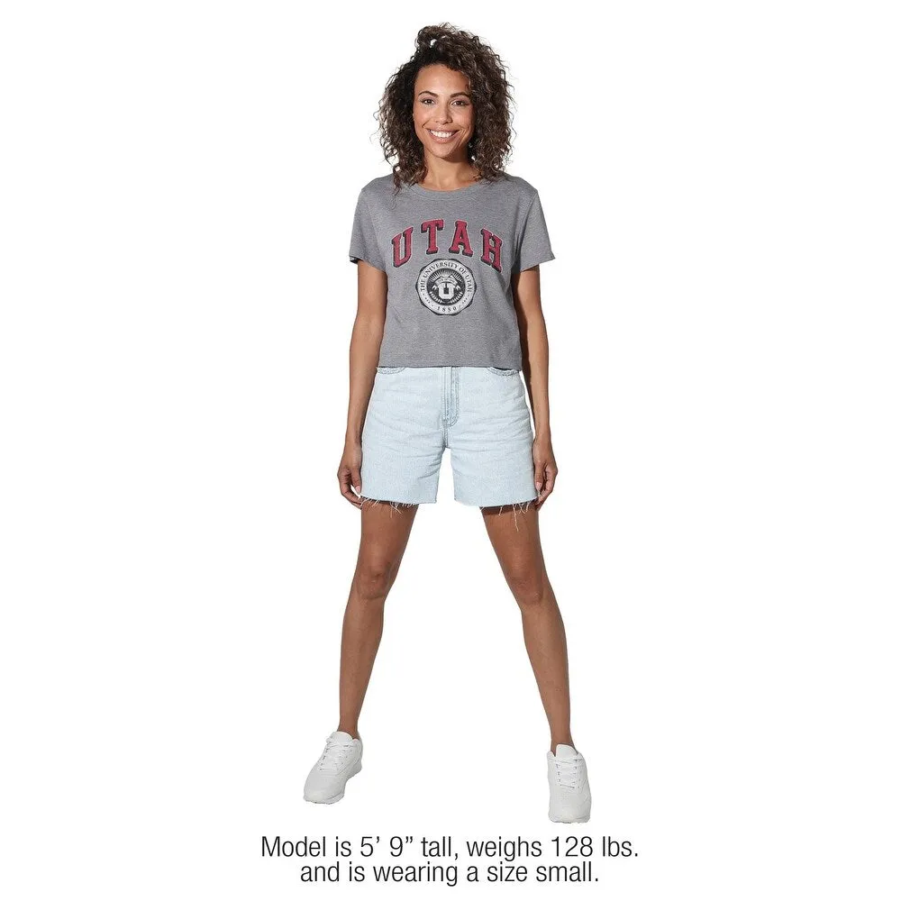 University of Utah Classic Seal Women's Crop Top T Shirt sold by Zulily product image thumbnail 3