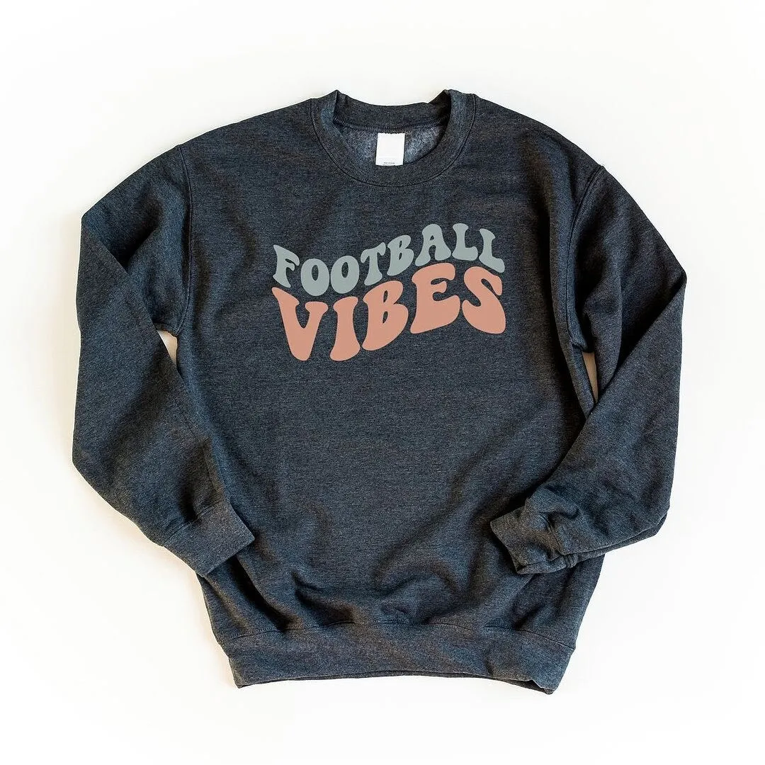 Football Vibes Colorful Graphic Sweatshirt sold by Zulily product image thumbnail 2
