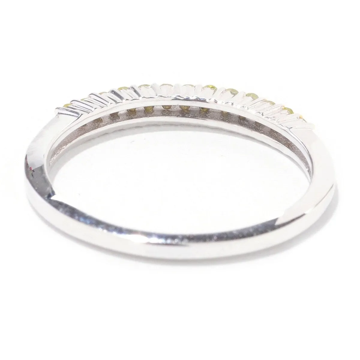 Yellow Diamond Sterling Silver Stackable Band Ring sold by Zulily product image thumbnail 3