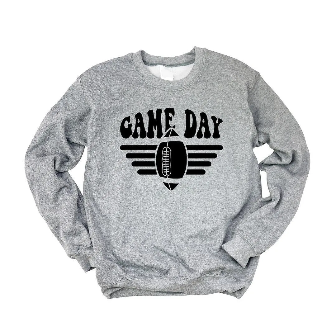 Football Game Day Stripes Graphic Sweatshirt sold by Zulily product image thumbnail 2