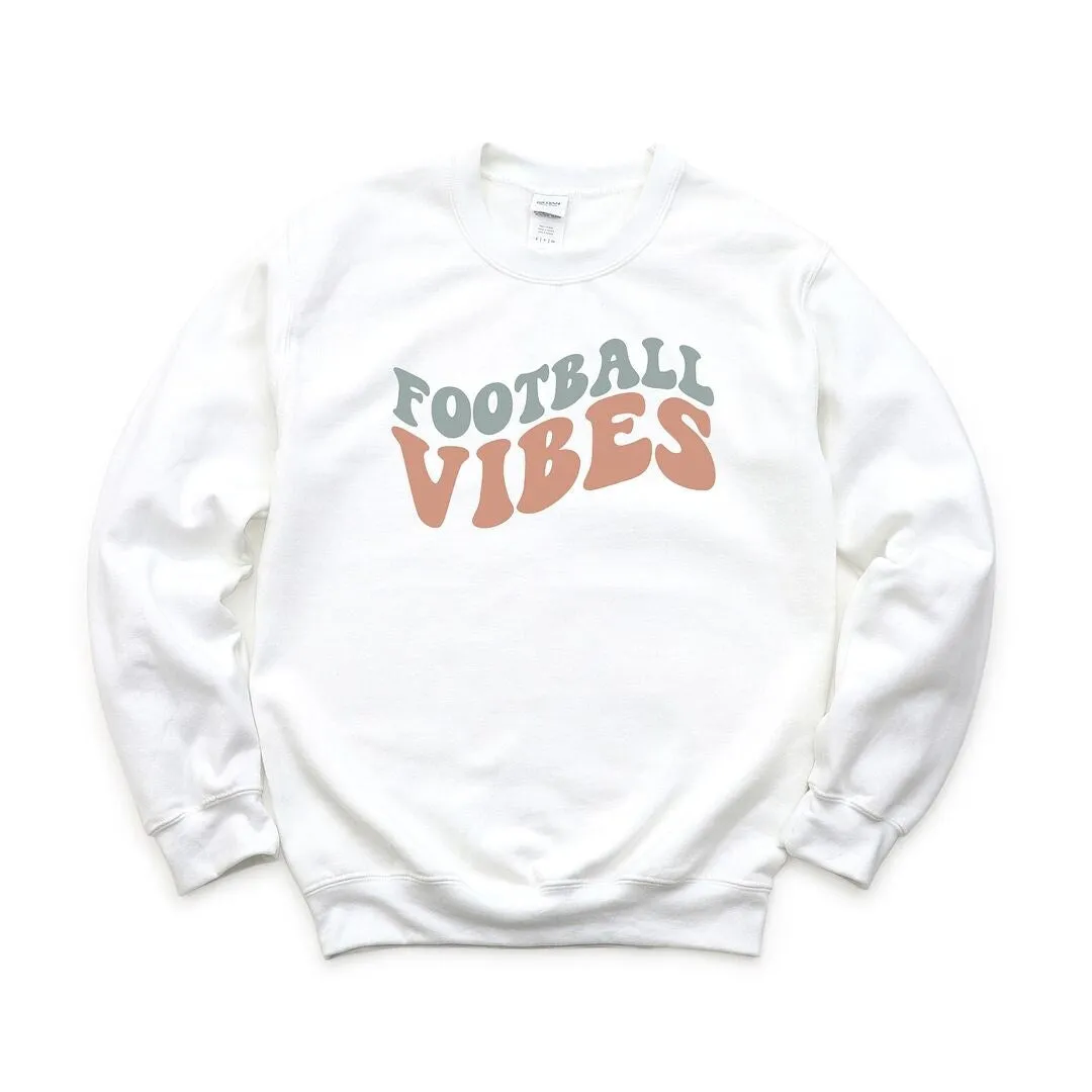 Football Vibes Colorful Graphic Sweatshirt sold by Zulily product image thumbnail 2