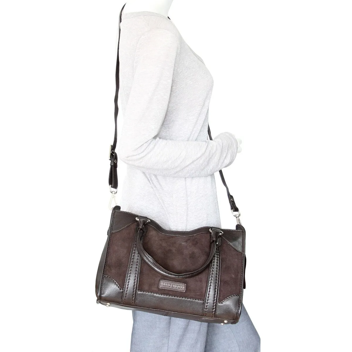 Super Sara Leather Satchel sold by Zulily product image thumbnail 3