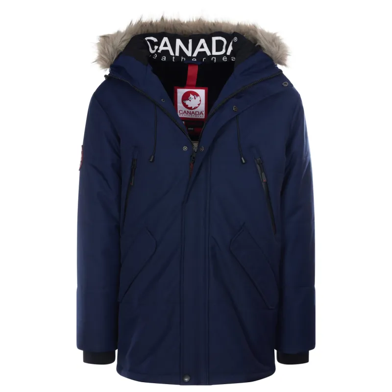 Mens Faux Fur lined Parka Jacket sold by Zulily