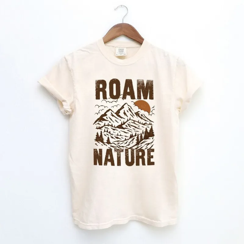 Roam Nature Mountains Garment Dyed Tee sold by Zulily