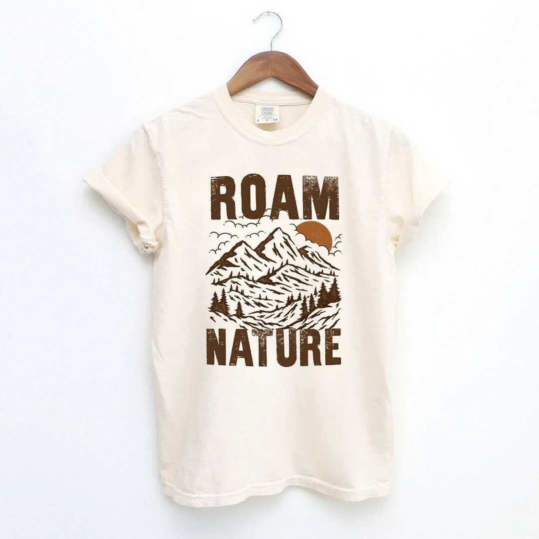 Roam Nature Mountains Garment Dyed Tee sold by Zulily