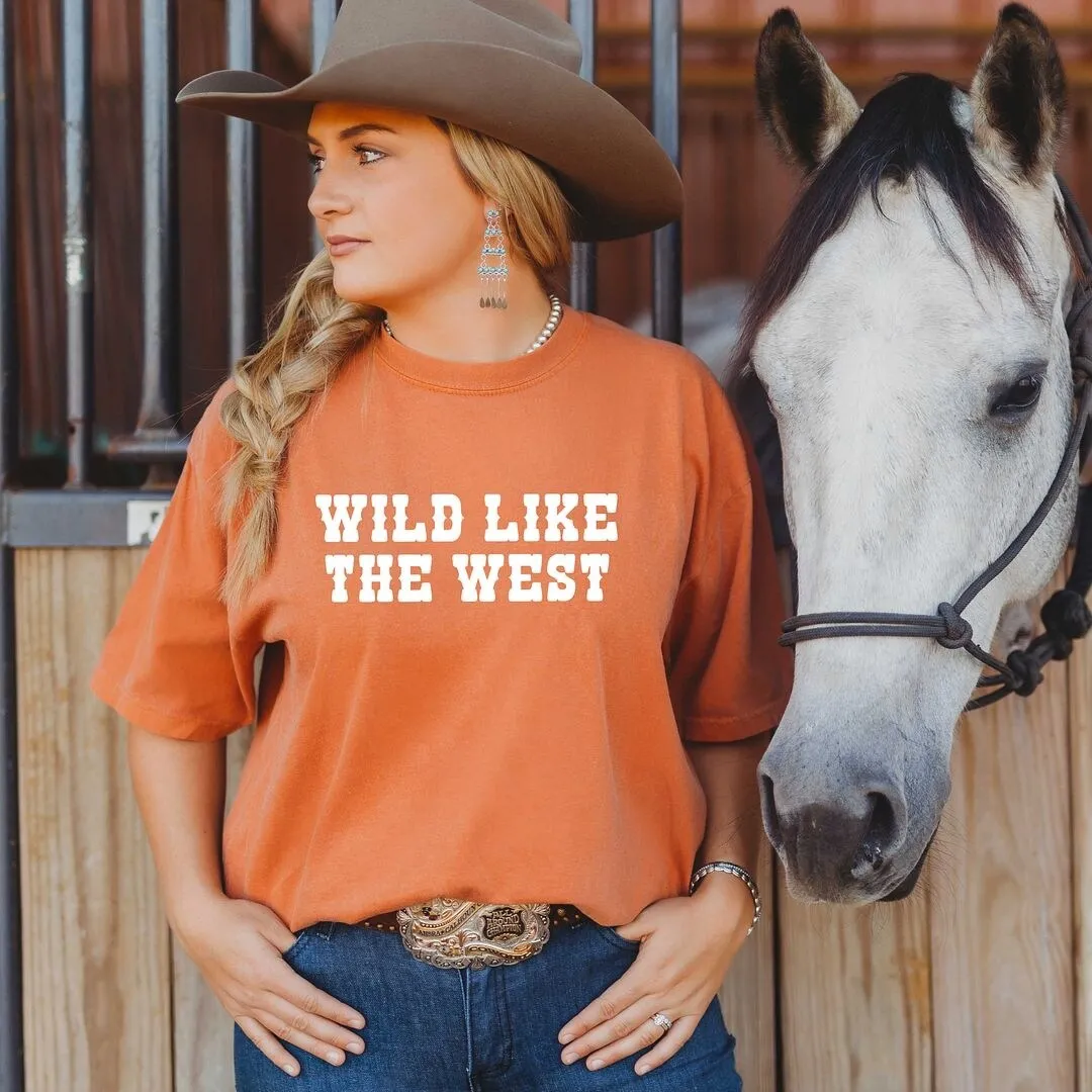 Wild Like the West Garment Dyed Tee sold by Zulily product image thumbnail 2